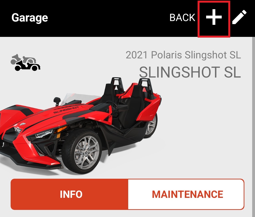 How to Add a Vehicle to Your Garage Polaris Slingshot